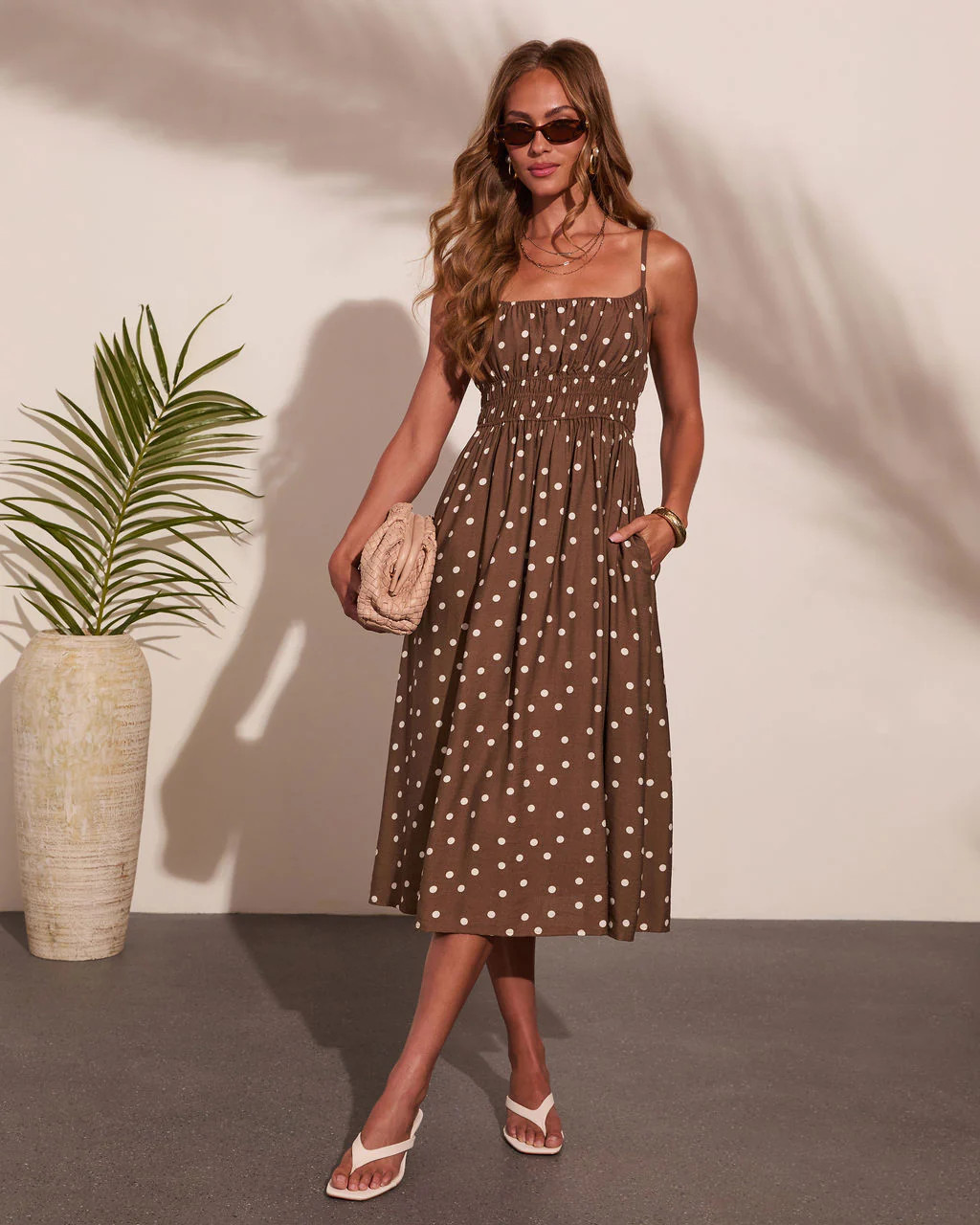 Spot Luxe Polka Dot Maxi Dress | VICI