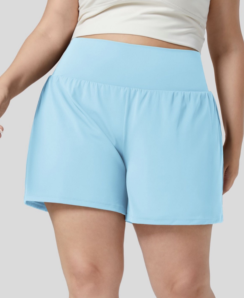 Super High Waisted Back Pocket & Side Hidden Pocket 2-in-1 Yoga Plus Size Shorts 4''-Longer Length


#LTKPlusSize #LTKActive #LTKSummerSales