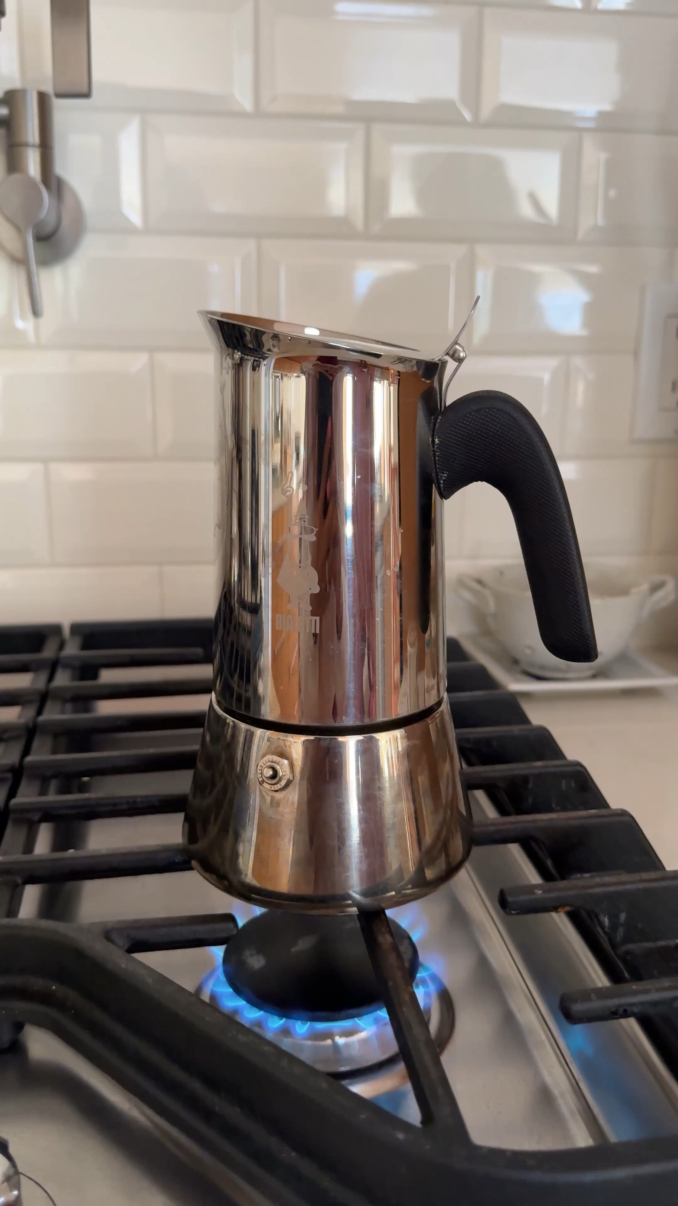 Loving this stovetop coffee maker! It’s great for on the go travel, camping, and even at home lattes, especially if you don’t want to spend on coffee pods! #coffee #latte #bialetti #espressoo 

#LTKFindsUnder50 #LTKHome #LTKTravel