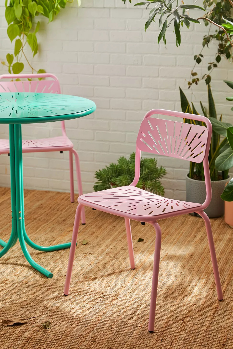 Ebba Metal Indoor/Outdoor Dining Chair - Set Of 2 | Urban Outfitters (US and RoW)