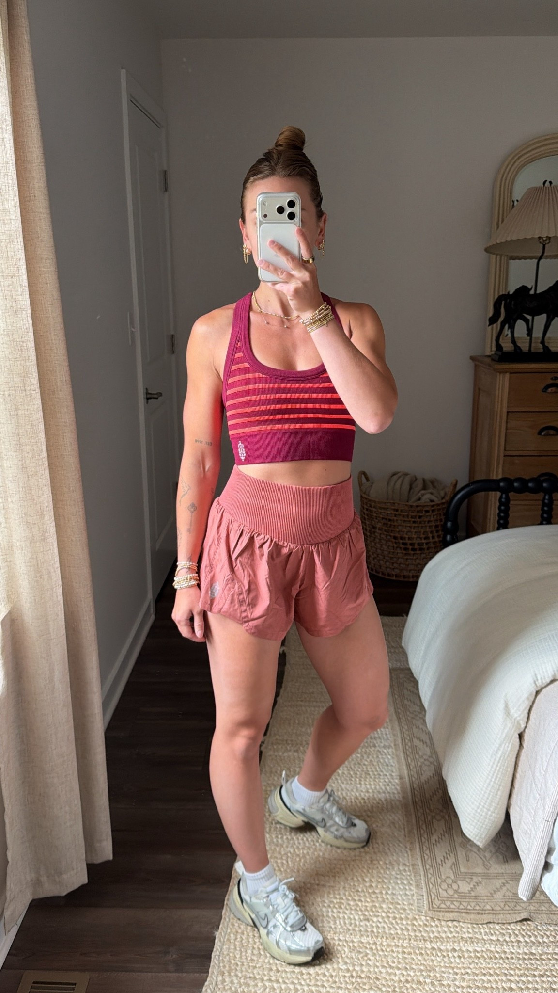 7/5/26 Workout Outfit of the Day

Today’s workout outfit 🤍 Wearing my Free People Movement set in an XS, paired with my Nike sneakers and favorite Amazon socks. A comfortable, supportive workout look that’s perfect for strength training, walks, or everyday movement. Everything is linked here ✨

#LTKootd #LTKfitnessgoals #LTKActive