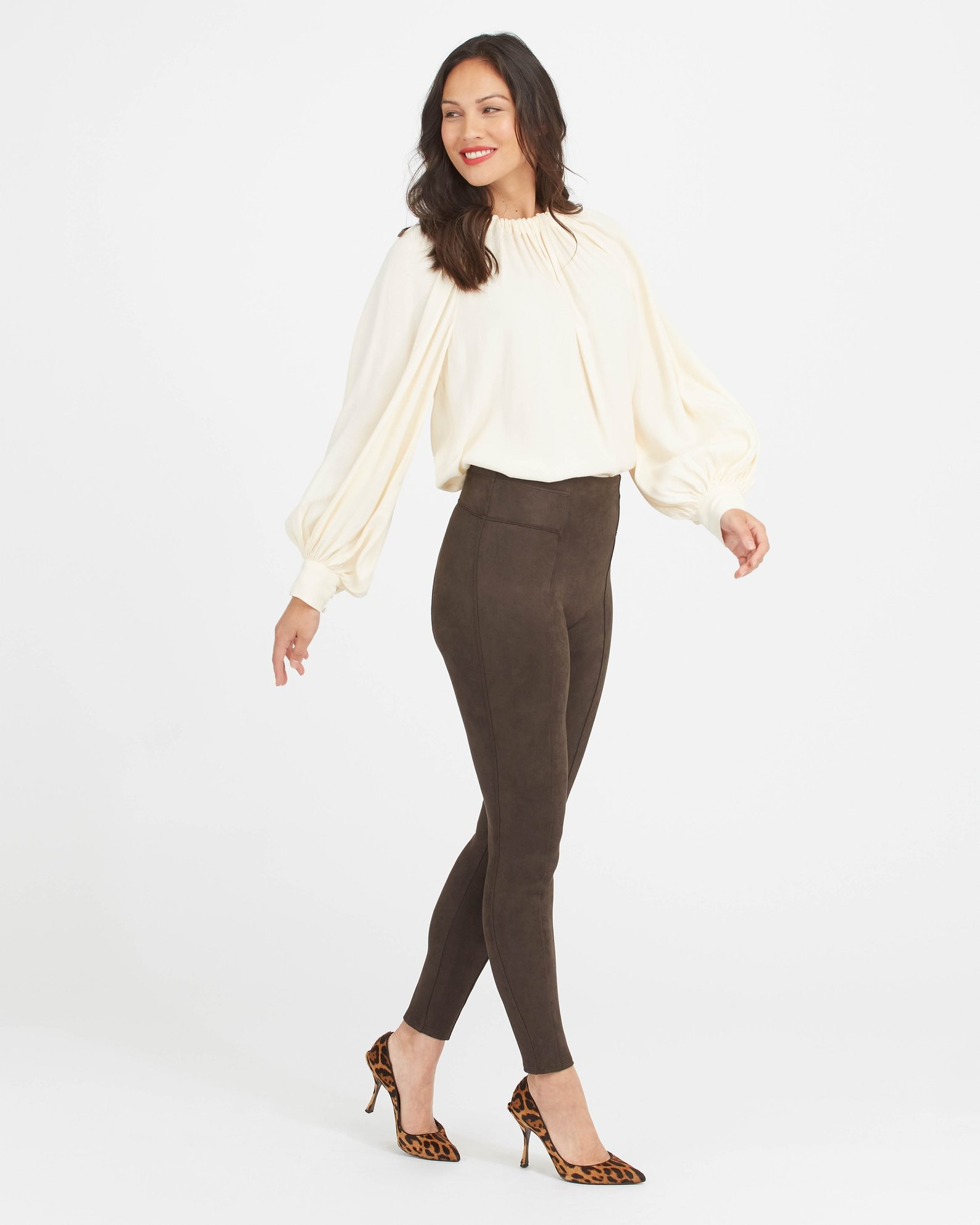 Faux Suede Leggings | Spanx