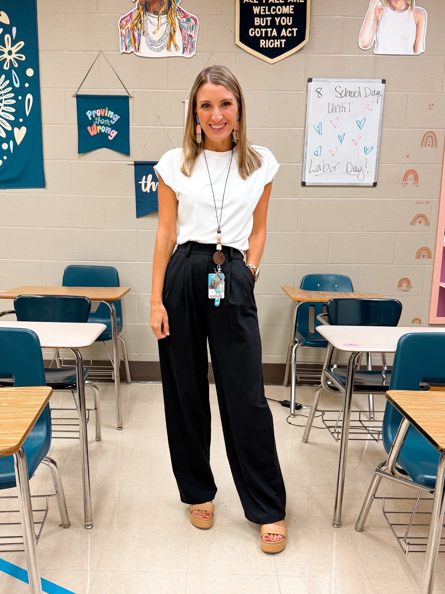 My favorite comfy work pants- these are Lululemon and look super professional!! 

#LTKWorkwear