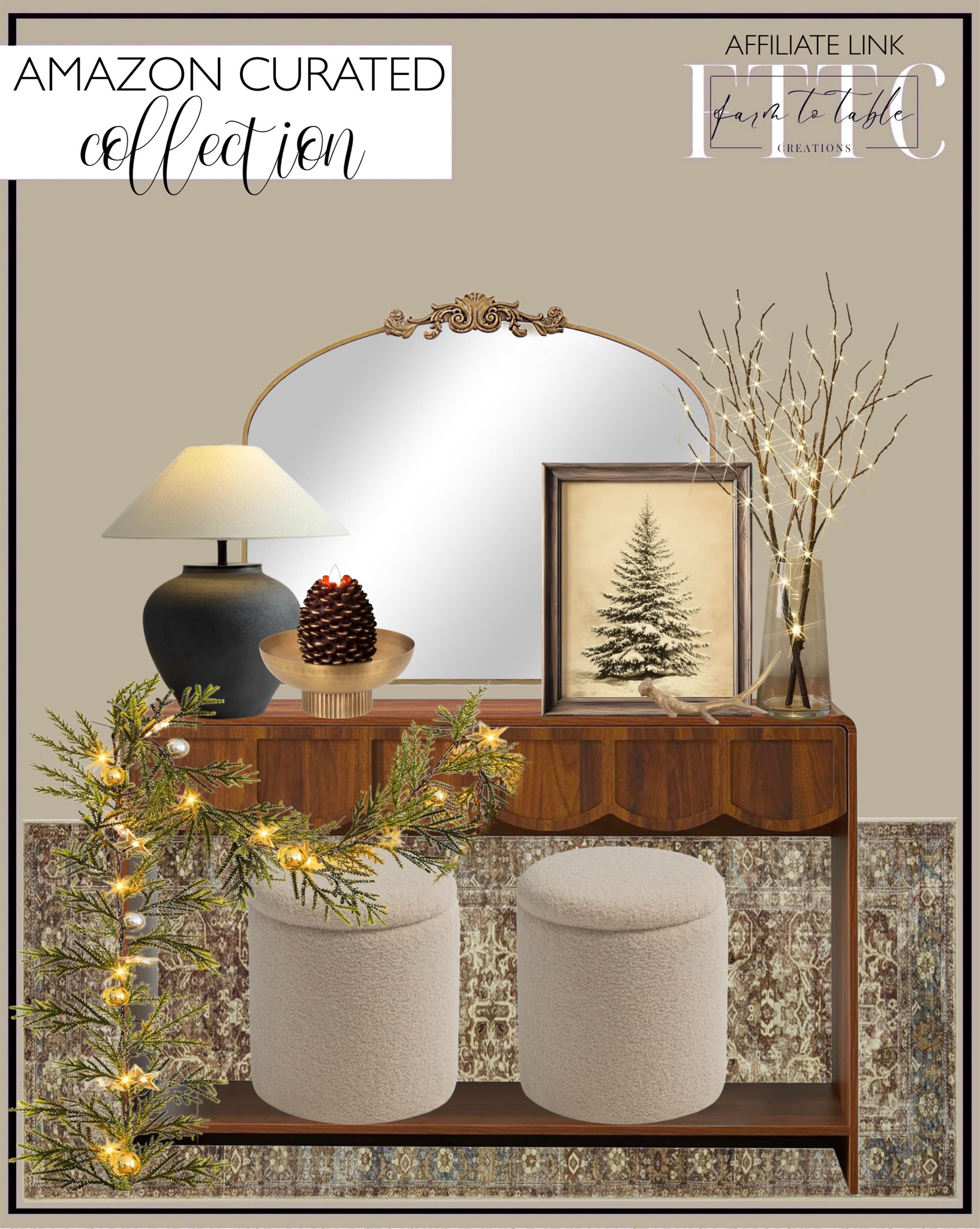 ✨🌲Amazon Curated Winter Collection. Follow @farmtotablecreations on Instagram for more inspiration.

@Amazon is your go-to destination for all your last-minute Christmas needs. To ensure delivery by Christmas, place your orders by 12/21. Plus, enjoy an extended return window. #amazonpartner

@amazonhome #founditonamazon
#fallfavorites2024 #amazonholiday 

Amazon Prime | Amazon | Amazon Home Finds | Loloi Rugs | Bathroom Decor | Bathroom Storage | Amazon Must Haves | Bathroom Shelves | Home Decorating | Decor Ideas | Budget Friendly Decor | Home Inspiration | Amazon Sale | open shelves | Small Spaces | Bathroom Shelves | Small Bathroom Storage | Home Decor | Neutral Bathroom Decor | Neutral Home Inspo | Christmas Decor | Winter Decor | Winter Refresh | console table | living room decor | entryway decorr






#LTKFindsUnder50 #LTKHome #LTKSaleAlert