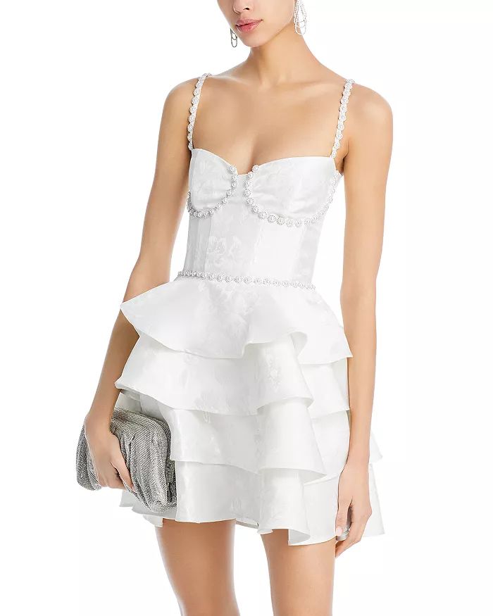 Luciana Embellished Mini Dress | Bloomingdale's (US)