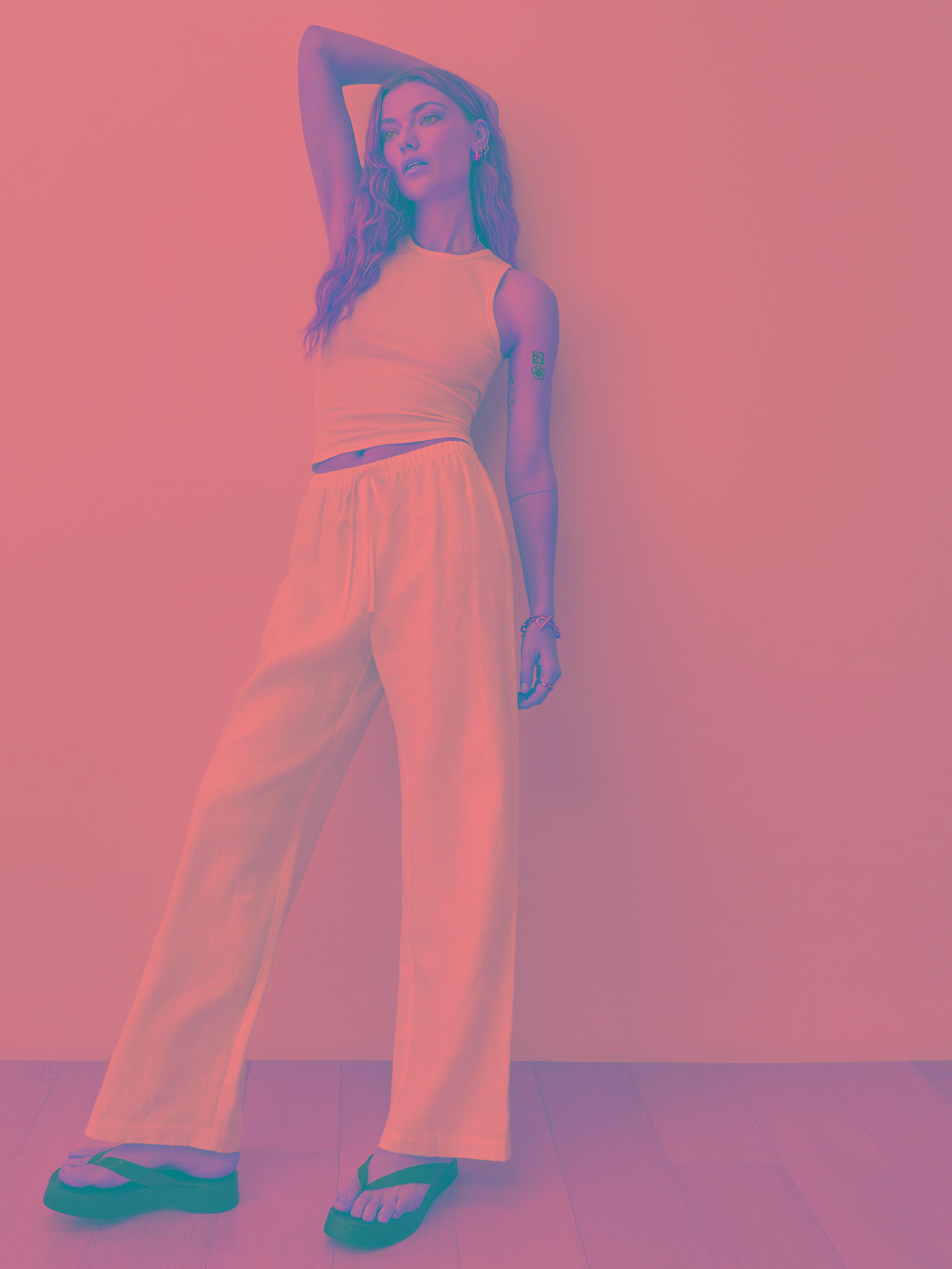 Olina Linen Pant | Reformation (Global)