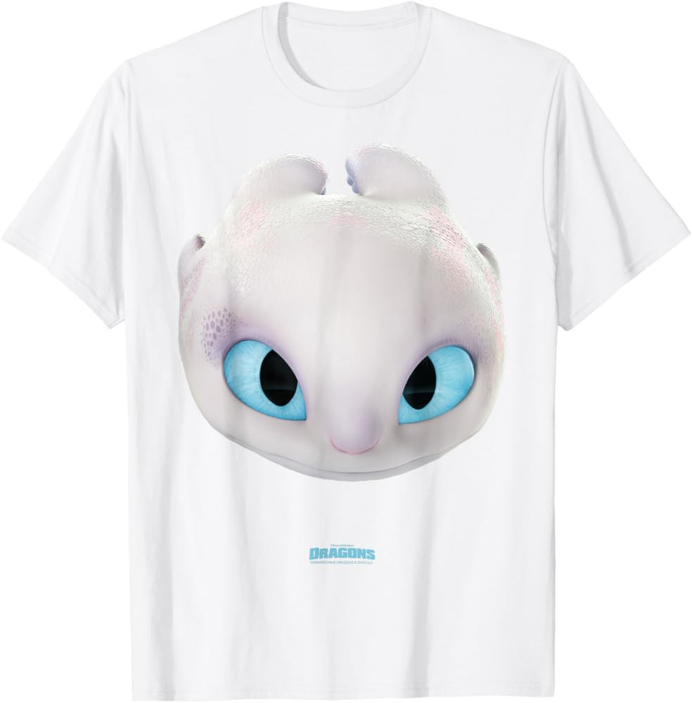 Light Fury Big Face Costume 3D T-Shirt | Amazon (US)