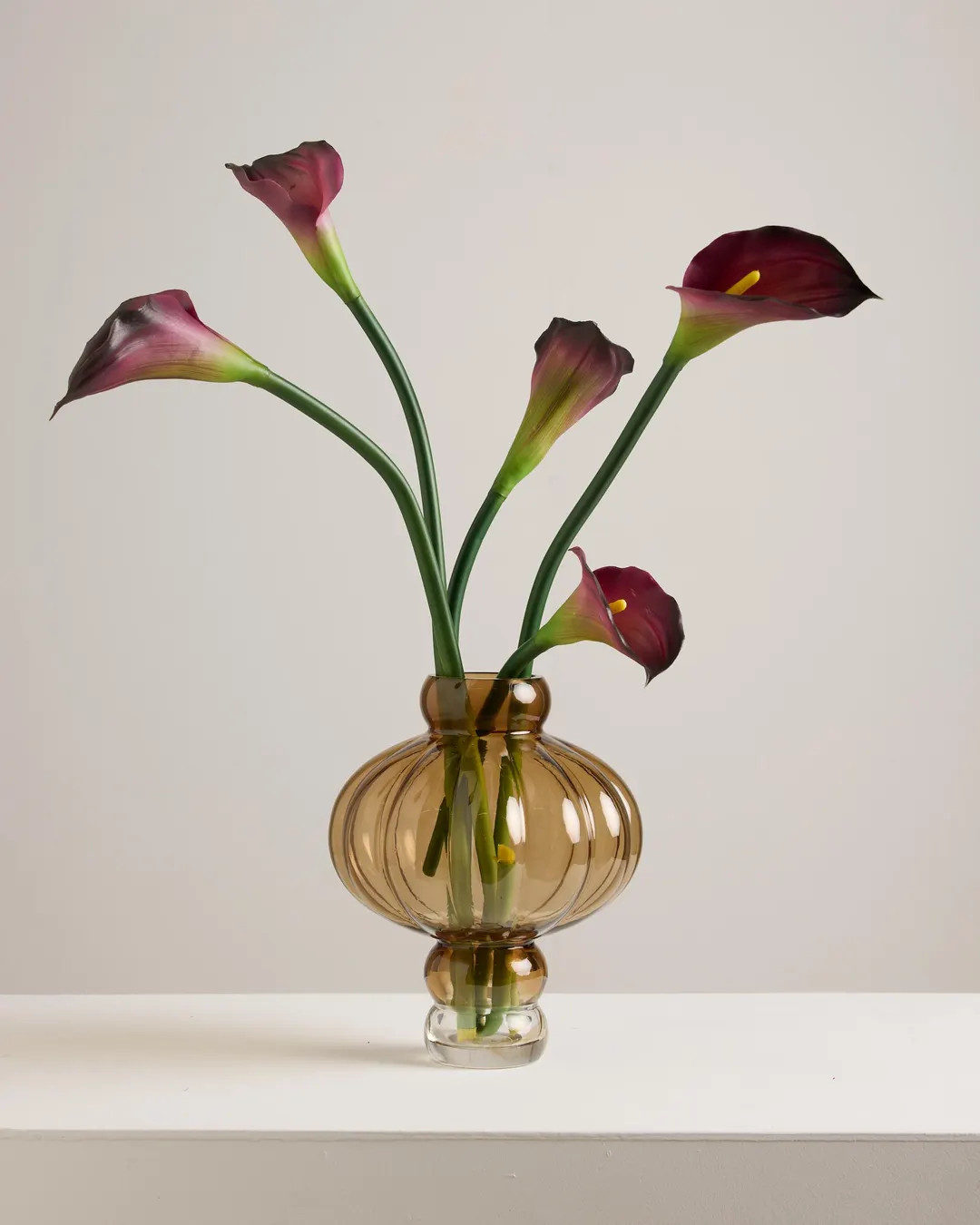 Plum Real Touch Calla Lily – Single Artificial Calla Lily, Elegant Wedding Flower, Premium Faux... | Etsy (Global)