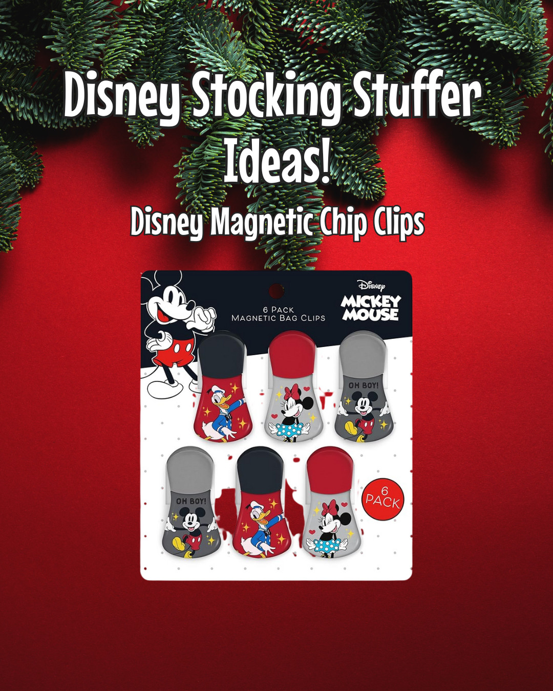 Disney chip clips! These would make great stocking suffers for any Disney fan! 

 #LTKGiftGuide #LTKHoliday
