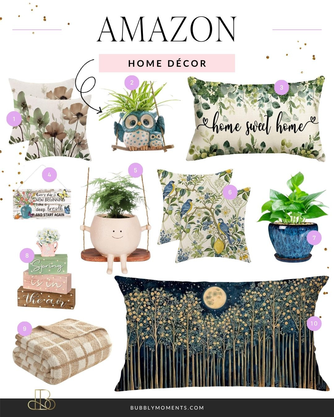 Creating a home you love starts with the details 🤍 Thoughtfully chosen decorative accents can instantly make your space feel more layered, curated, and complete.

This edit blends texture, color, and personality to help you refresh your home in a simple, affordable way. Whether you prefer bold accents or subtle charm, these pieces work beautifully together.

Save this for your next styling session and tap through to shop ✨

#LTKhome #LTKstyle #AmazonHome #AmazonDecorFinds #HomeDecorInspiration #InteriorDecorating #AffordableHomeDecor #HomeRefreshIdeas #LivingRoomDecor #BedroomDecorIdeas #CozyInteriors #HomeStylingInspo #DecorGoals #AmazonFavorites #HouseInspiration #ChicHomeStyle #ModernHomeDecor 

 #LTKmomlife #LTKSeasonal #LTKHome