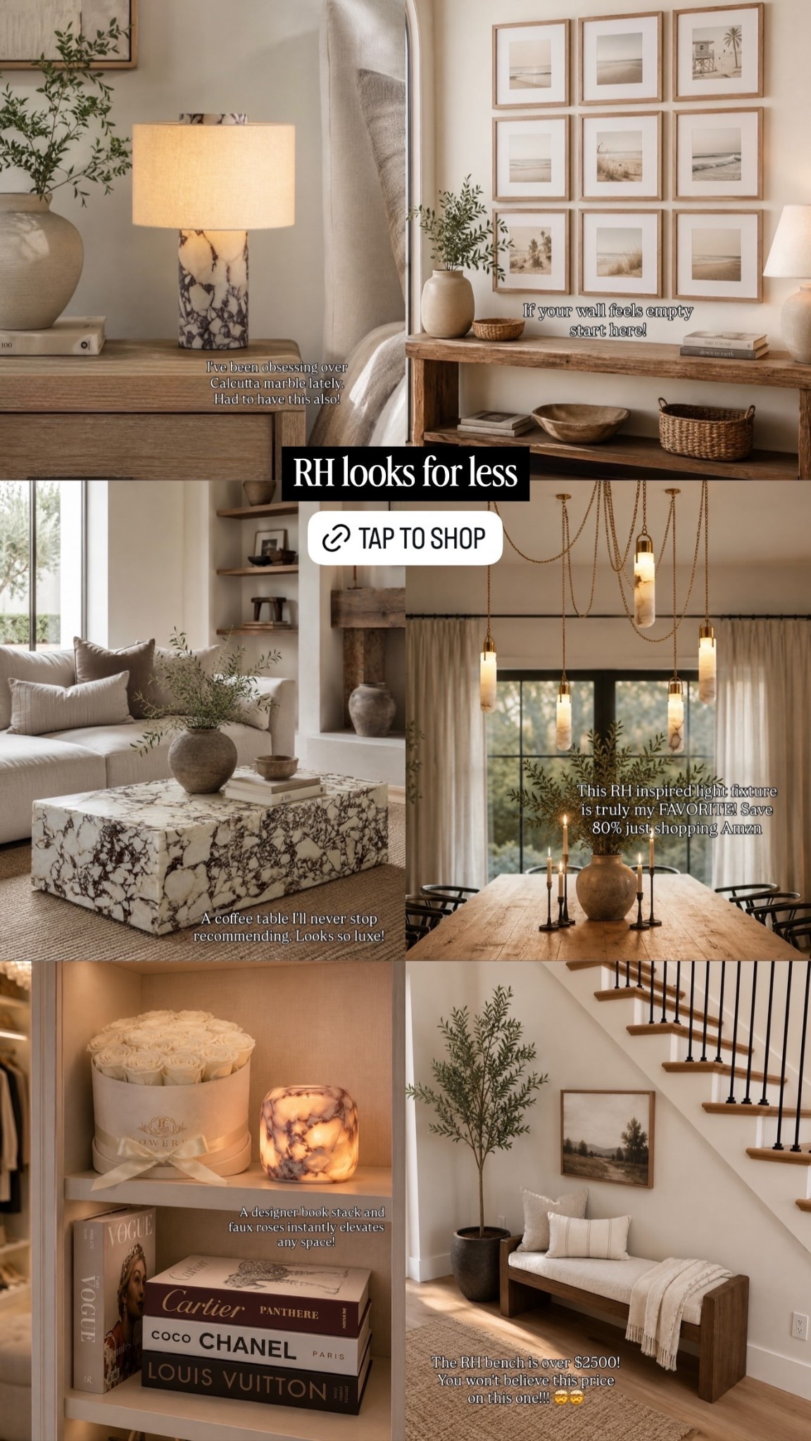 RH looks for less