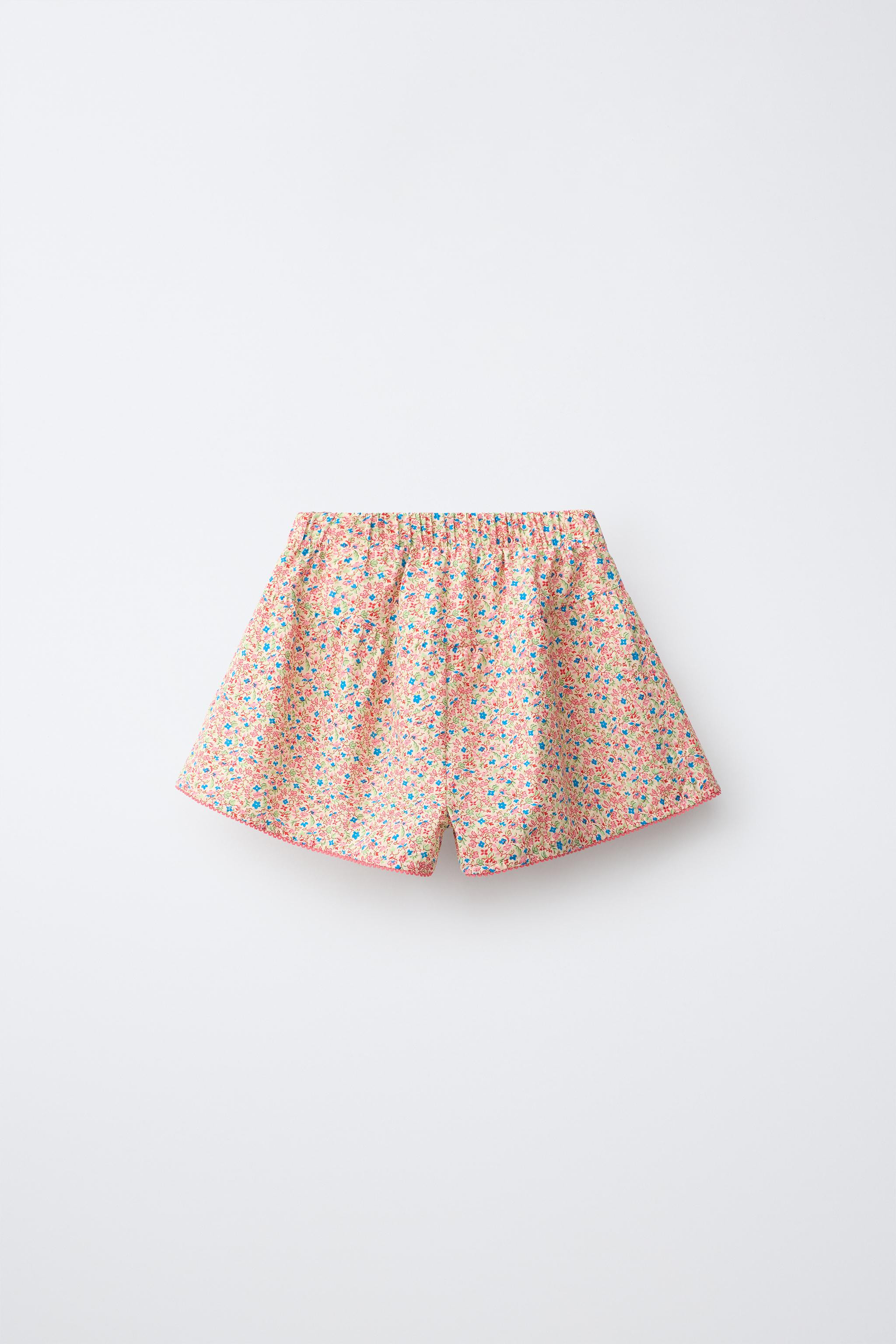 FLORAL PRINT SHORTS | Zara US