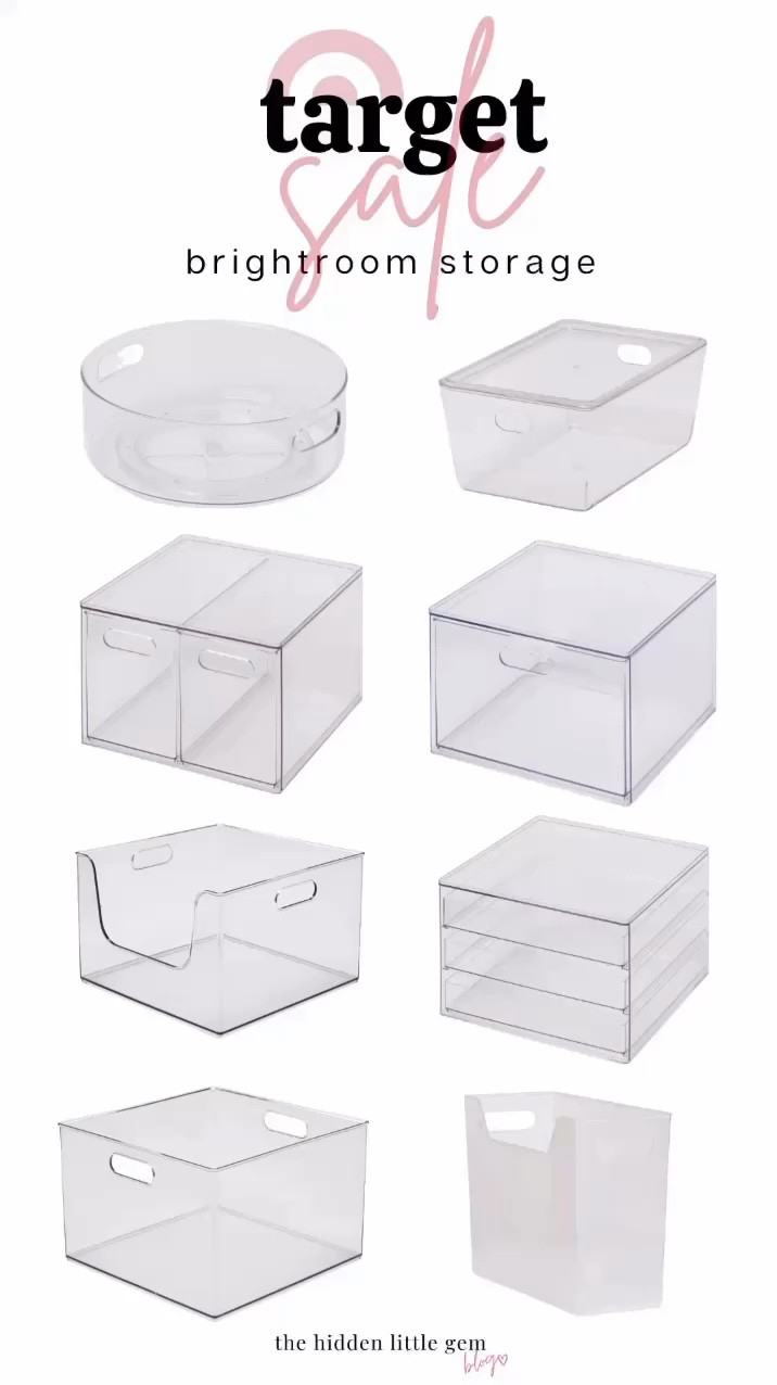 My favorite storage containers that I use all over my house are currently on sale for Target’s 🎯 Early Black Friday Sale! Ends 11/9 • 30% Off All Brightroom Storage Containers  

#LTKHome #LTKSaleAlert #LTKCyberWeek