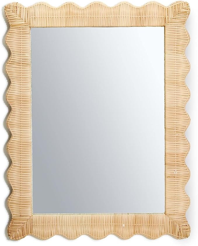 Two's Company Wicker Weave Mirror | Amazon (US)