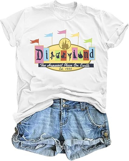 Magical Shirt for Women Magic Kingdom Castle Tshirt Princess Shirts Family Vacation Tee Casual Ho... | Amazon (US)