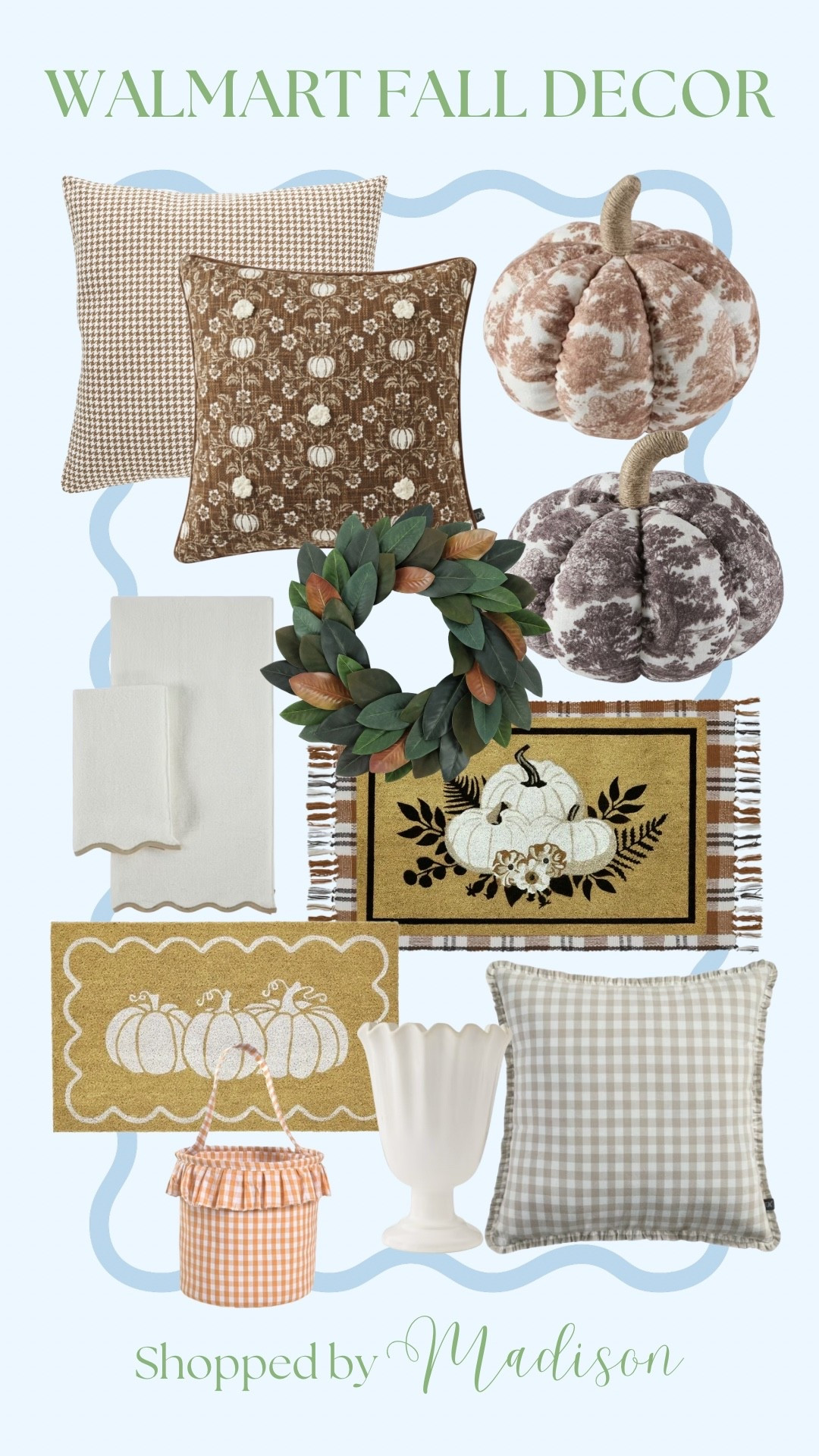 Walmart fall home decor, walmart home finds, walmart finds 2025, my texas house, fall porch decor, fall decorations, walmart pumpkins, walmart pillows

#LTKHome #LTKFindsUnder50 #LTKSeasonal