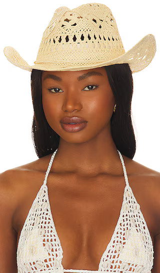 Mountainside Cowboy Hat in Ivory | Revolve Clothing (Global)