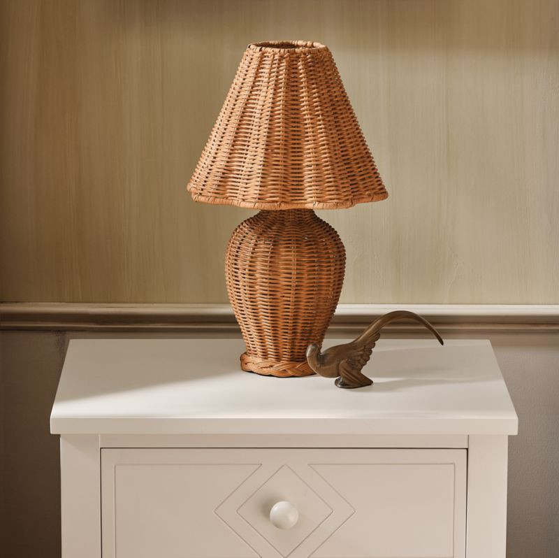 Folklore Table Lamp by Sharland England | Crate & Kids | Crate & Barrel