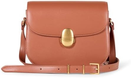 Amazon Essentials Women's Vegan Leather Crossbody Flap Bag with Adjustable Strap | Amazon (US)