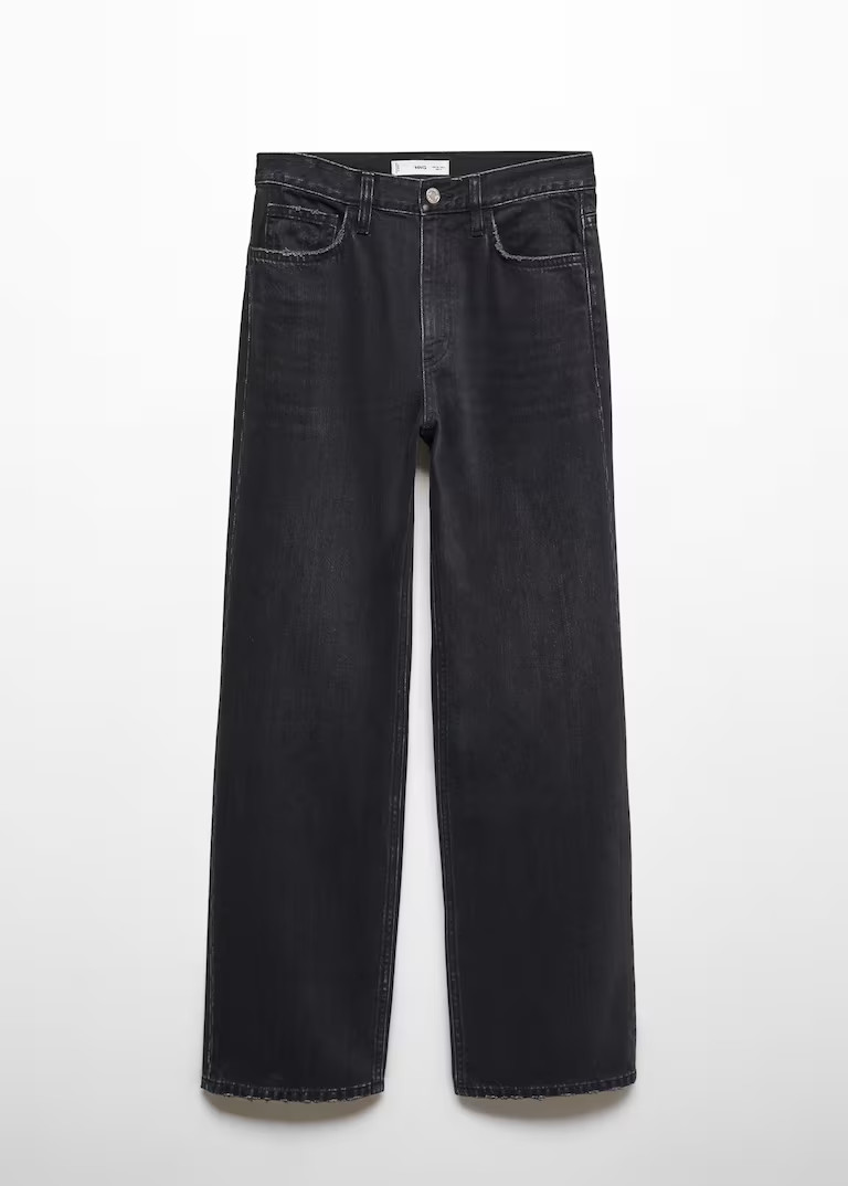 Mid-rise straight jeans -  Women | Mango USA | MANGO (US)