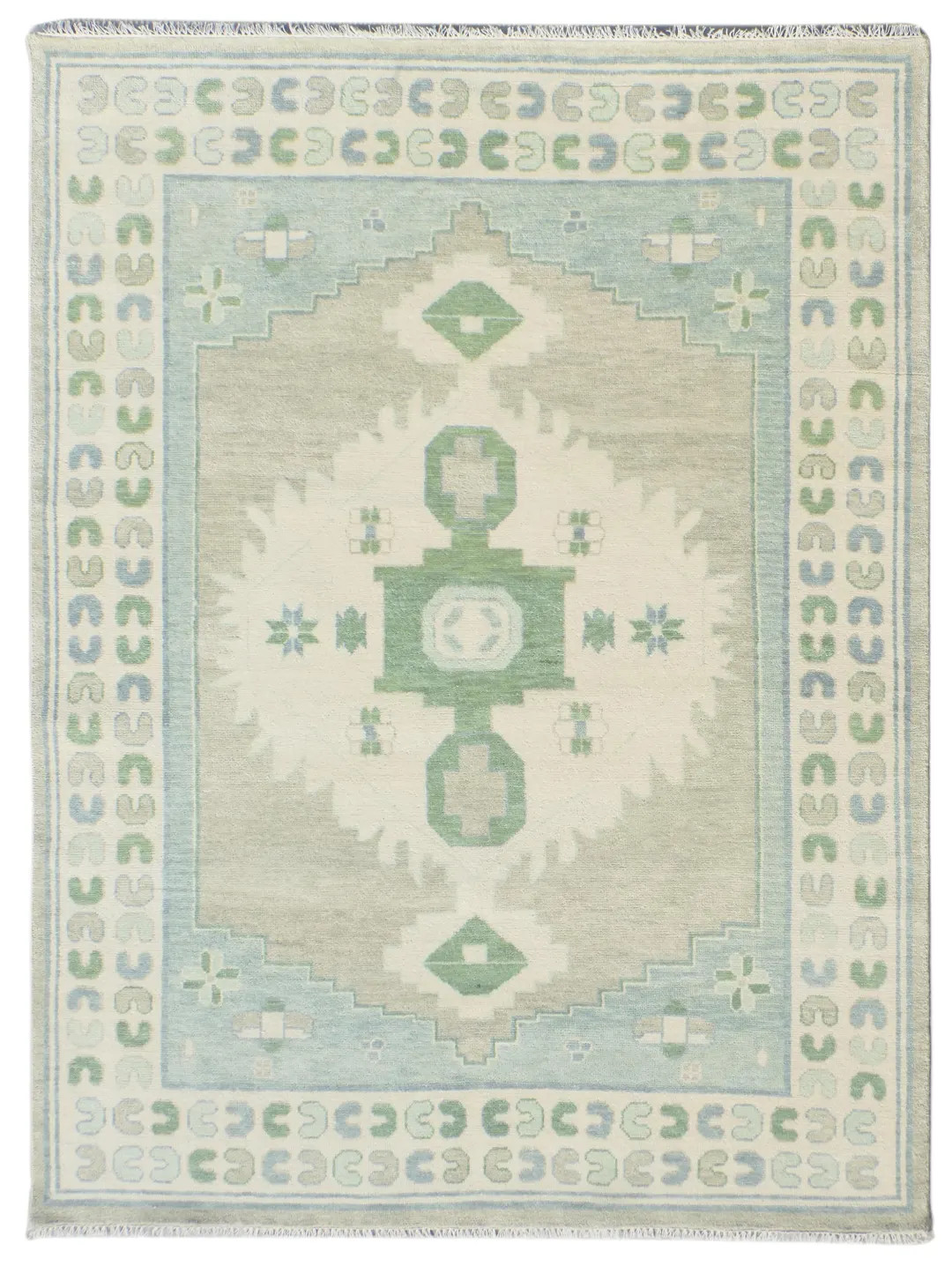 Rare Vintage Turkish Oushak Rug Custom Size Unique Distressed Design Handmade Medallion New Zeala... | Etsy (US)