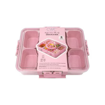 Cook With Color Sparkle Snack Box Food Storage Container Pink | Target
