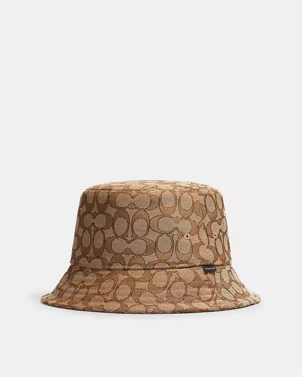 Signature Jacquard Bucket Hat | Coach (UK)