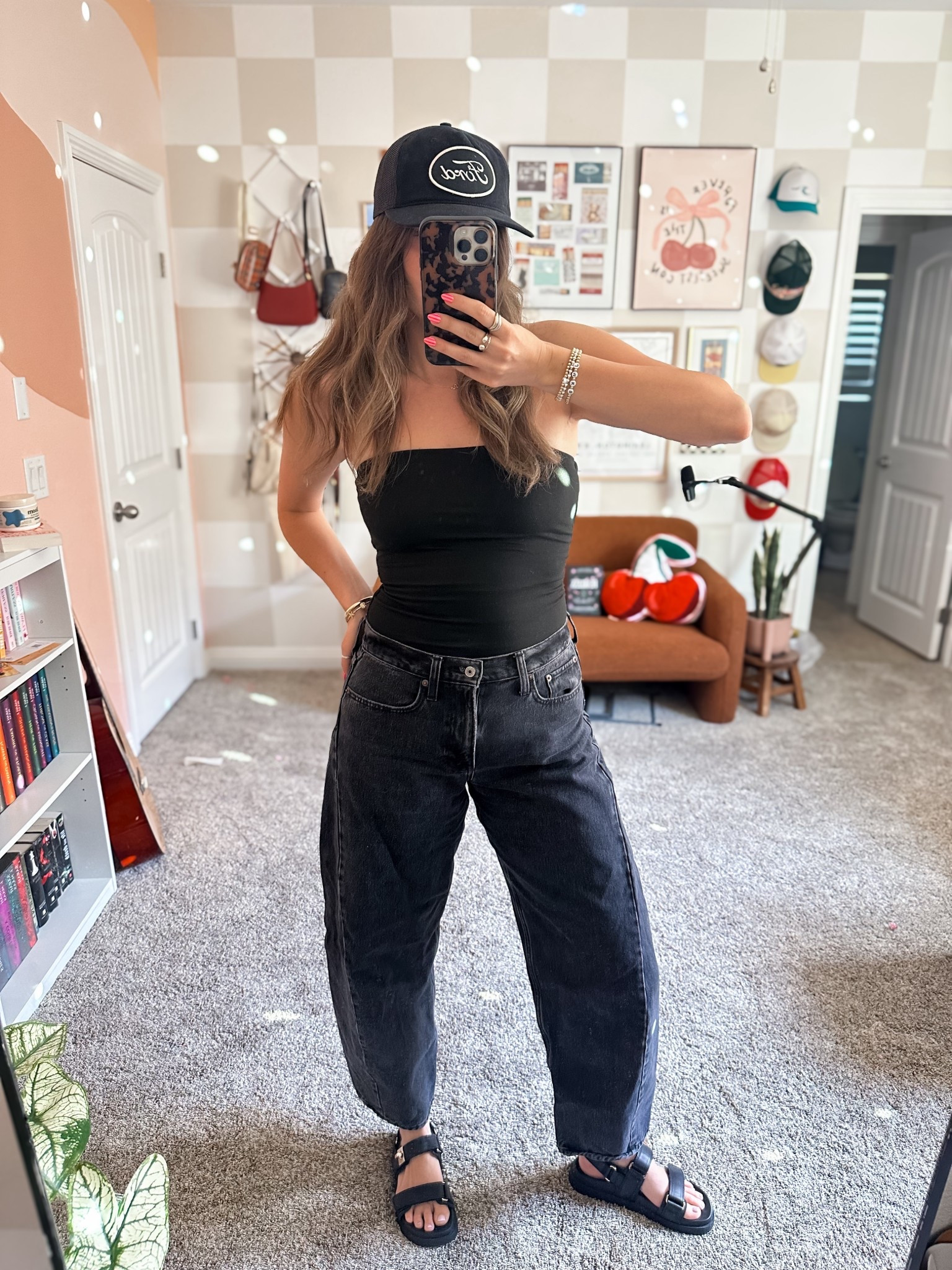 Wearing size small tube tops from tjmaxx!! Size 27 long barrel jeans 

#LTKFindsUnder50 #LTKFindsUnder100