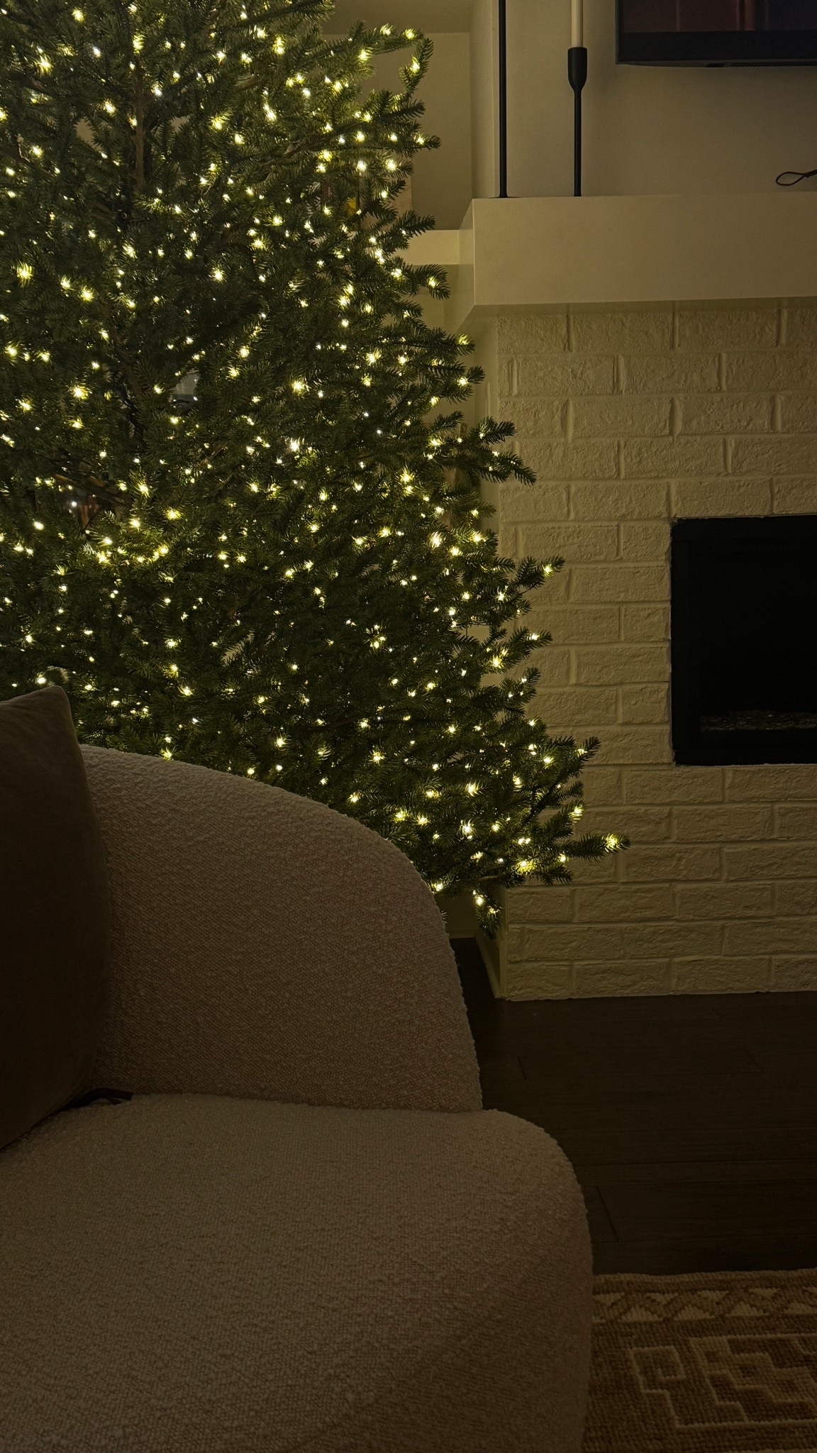 Obsessed with this Christmas tree from Home Depot- sold out last year but seems to be in stock so grab early!