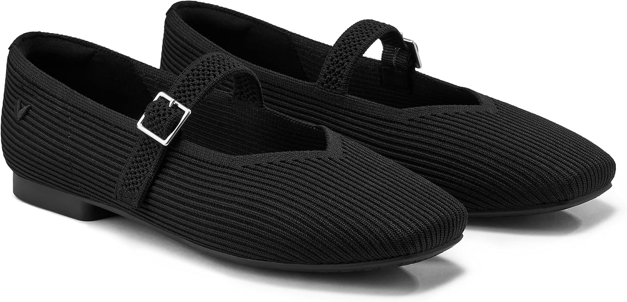 Margot Mary Jane Women Flat Shoes Slip on Square-Toe Washable Shoes Comfortable for Work with Arc... | Amazon (US)