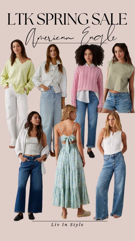 New arrivals from American Eagle include lots of spring outfits! Lightweight sweaters, jeans and dresses!

#LTKSpringSale #LTKtravel #LTKstyletip