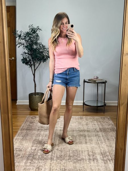 Love this knit tank so much! So versatile! Wearing size small! Paired with my favorite shorts and the best selling bag! ! #founditonamazon #founditonamazonfashion #amazonfashion

#LTKfindsunder50 #LTKfindsunder100 #LTKstyletip