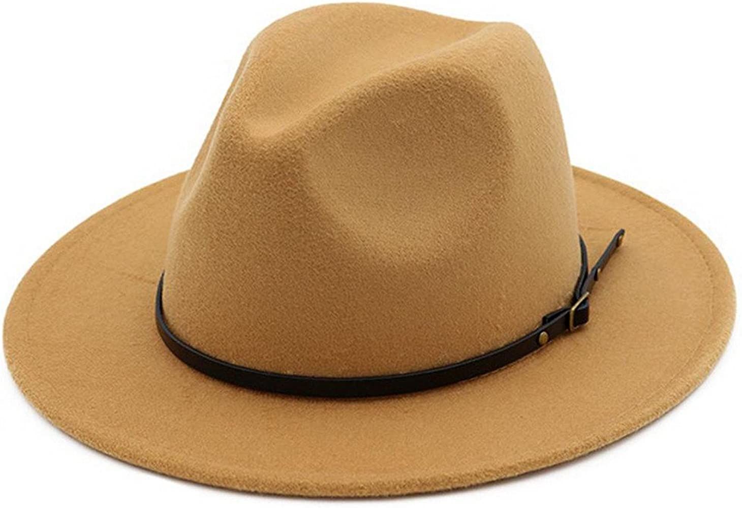 Lisianthus - Sombrero de Fedora con hebilla de cinturón para mujer | Amazon (US)