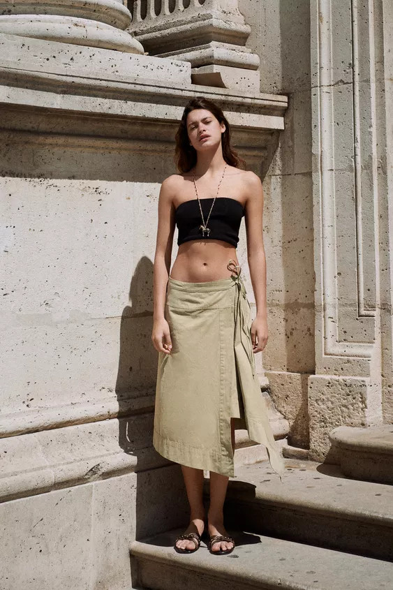 RIB BANDEAU TOP | Zara US