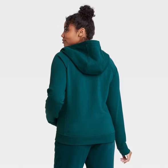 Women's Fleece Full Zip Hooded Sweatshirt - All in Motion™ | Target