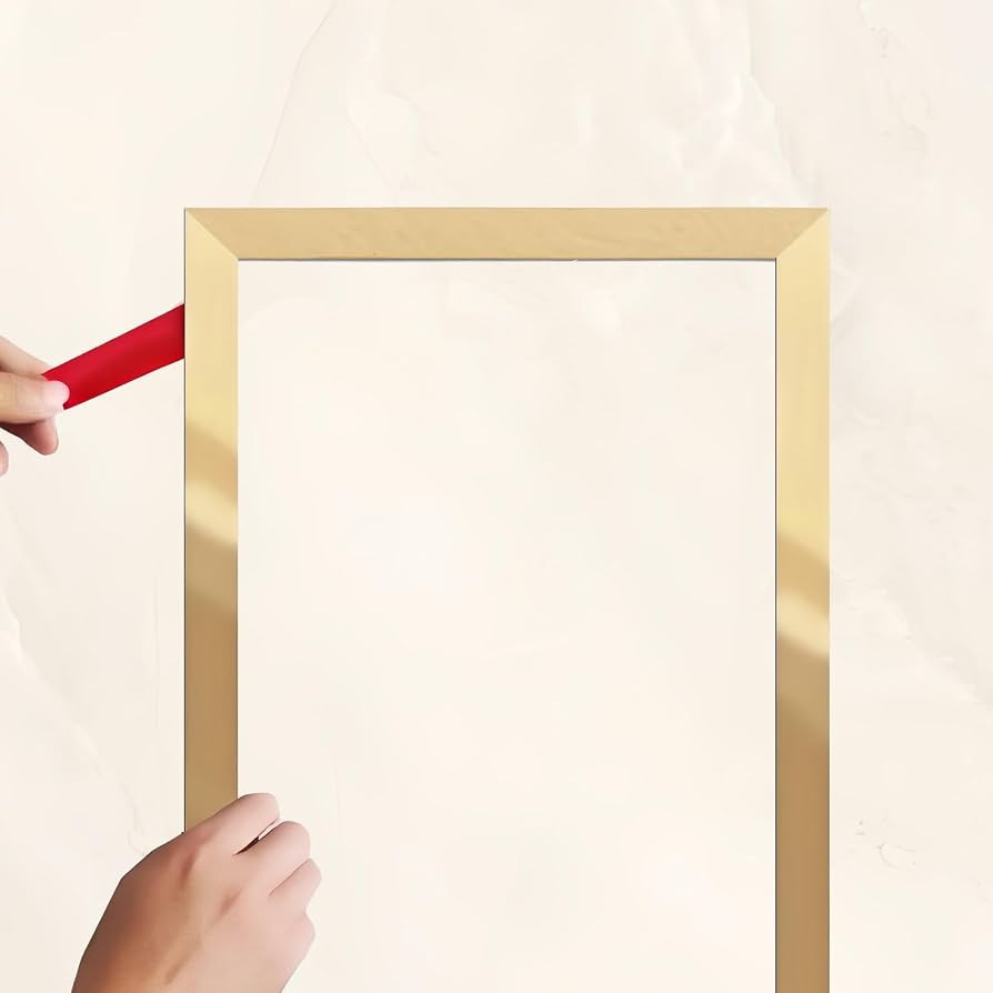 Shiny Metallic Gold Molding Trim (16.4ft x 0.8inch) Peel and Stick Trim with Glossy Finish,Self-A... | Amazon (US)