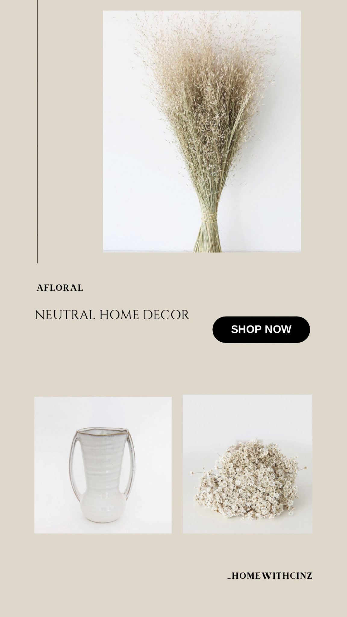 Neutral home decor 
#afloral #neutralhomedecor #homedecor 

#LTKstyletip #LTKunder50 #LTKhome
