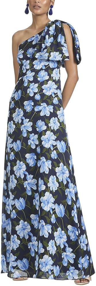 Chelsea Gown - Ocean Blue Magnolia | Amazon (US)