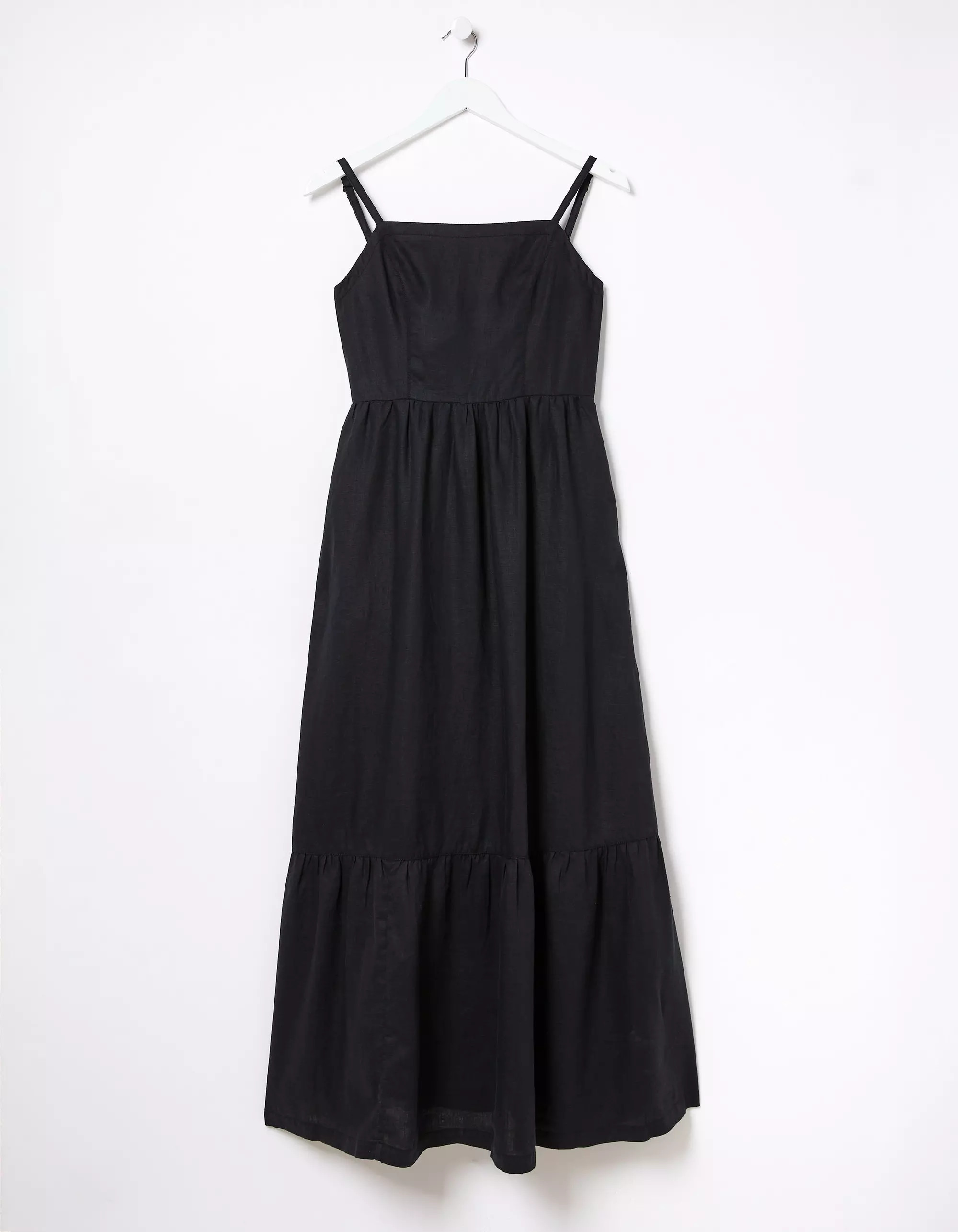 Julien Tie Back Linen Midi Dress | Fat Face (UK&IE)