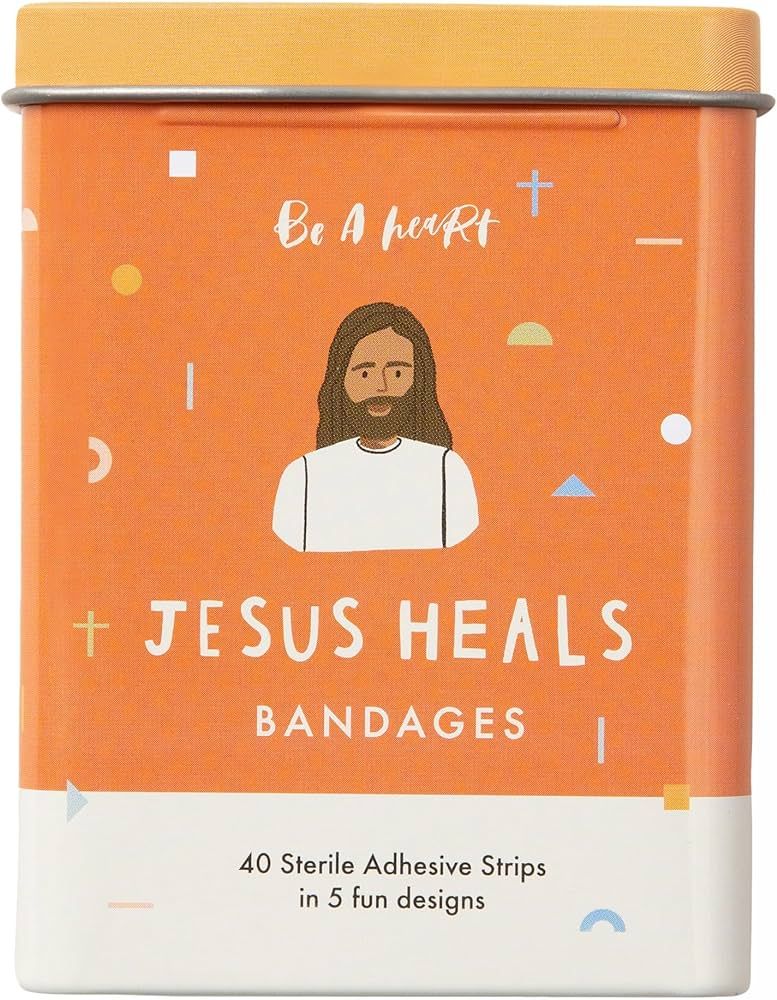 Jesus Heals Bandages, Jesus Adhesive Bandages, Jesus Bandaids (2 Bandage Tins) | Amazon (US)