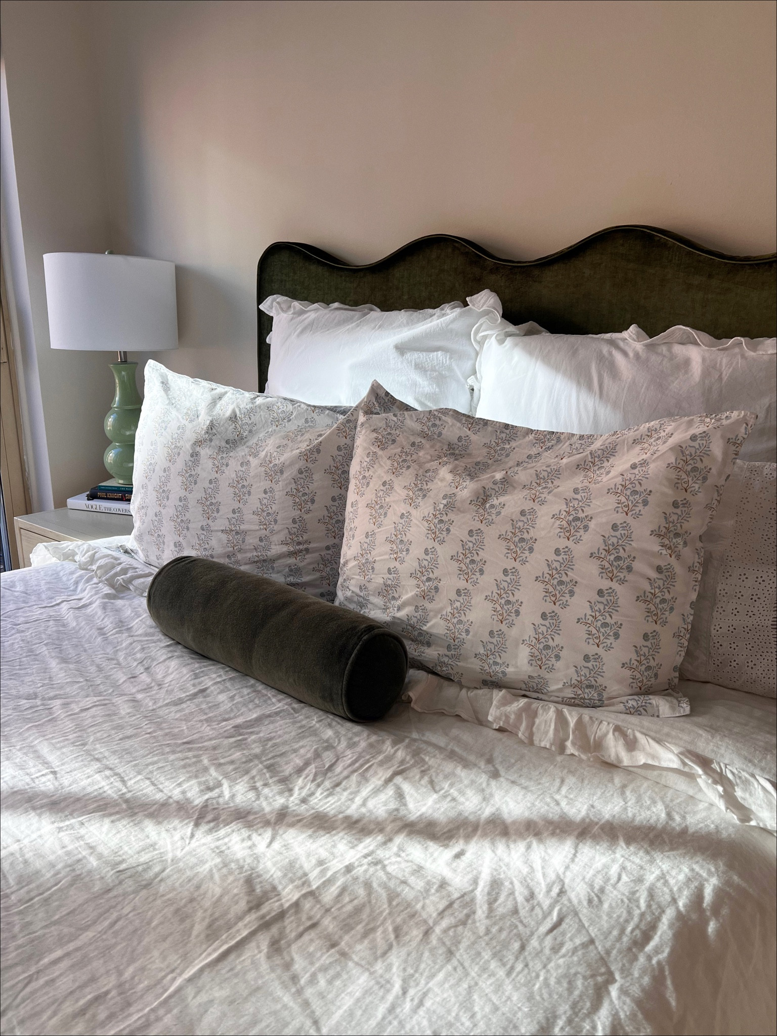 Apartment / home decor / January refresh / home refresh / dark green / apartment decor / white linen sheets 

#LTKFind #LTKstyletip #LTKhome