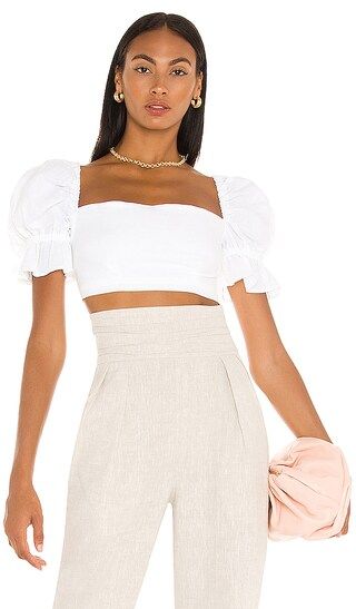 Calla Top in White | Revolve Clothing (Global)