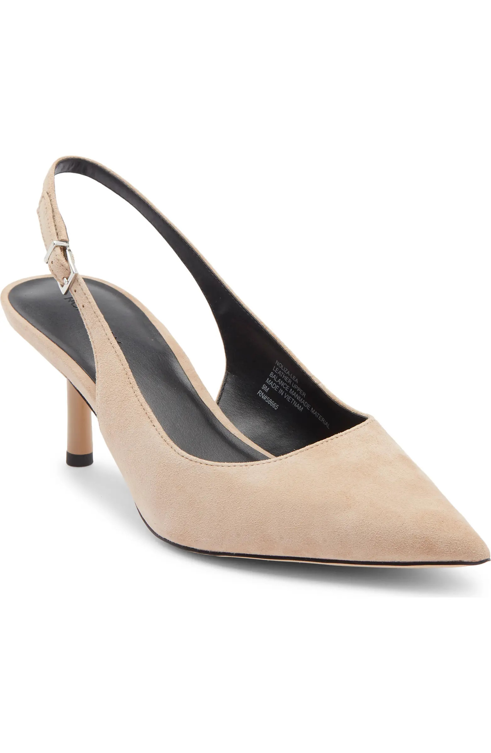 Liza Slingback Pointed Toe Pump (Women) | Nordstrom
