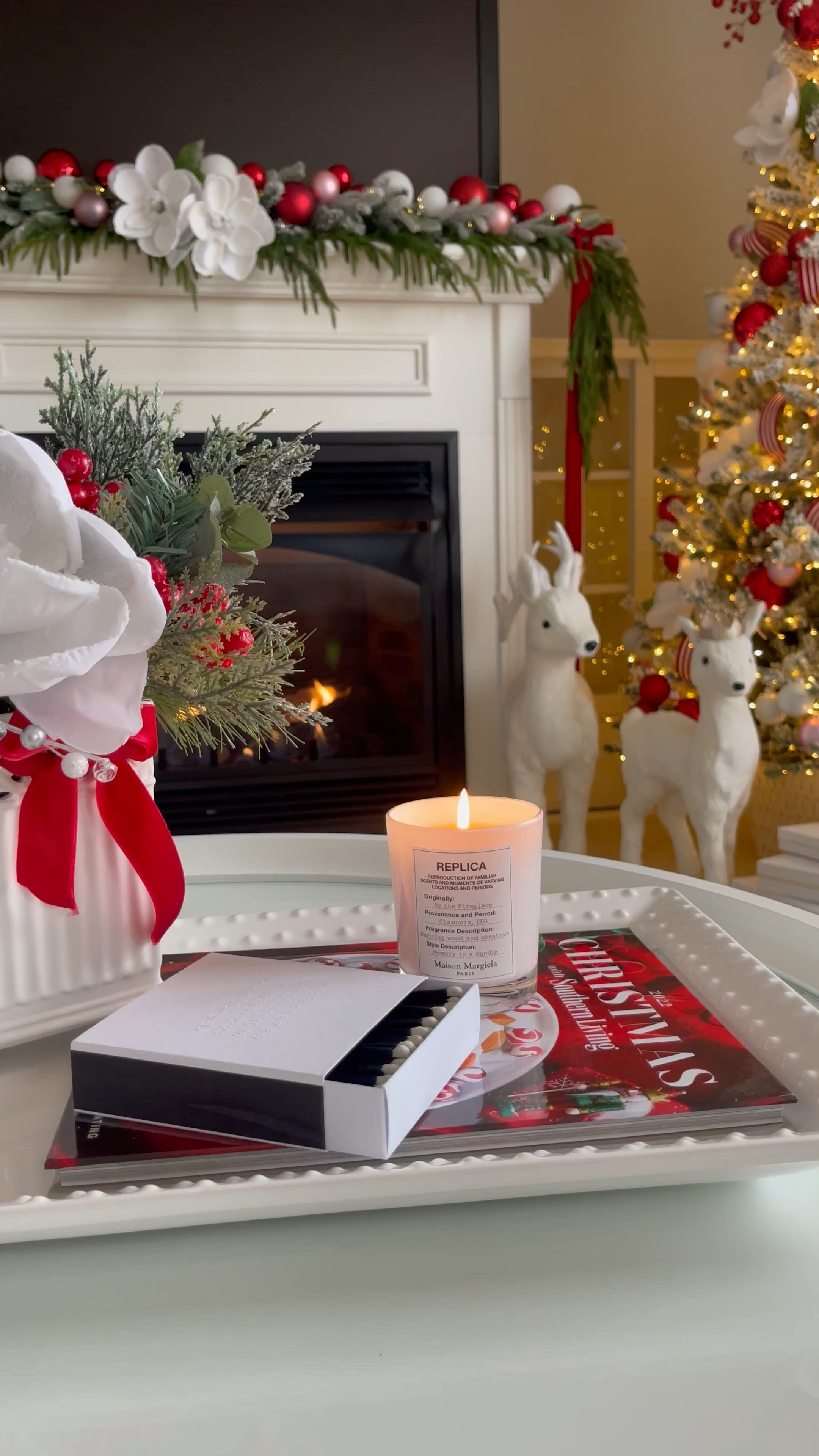 By the Fireplace candle by Maison Margiela Fragrance. 
Christmas Candle 

#LTKGiftGuide #LTKHoliday #LTKhome