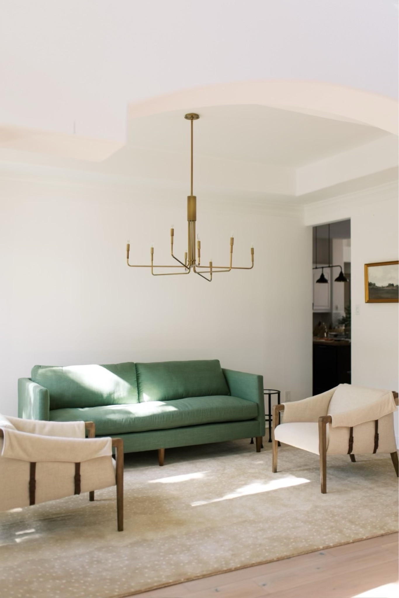 The perfect modern living room look with a pop of color! 

#LTKfamily #LTKhome #LTKstyletip