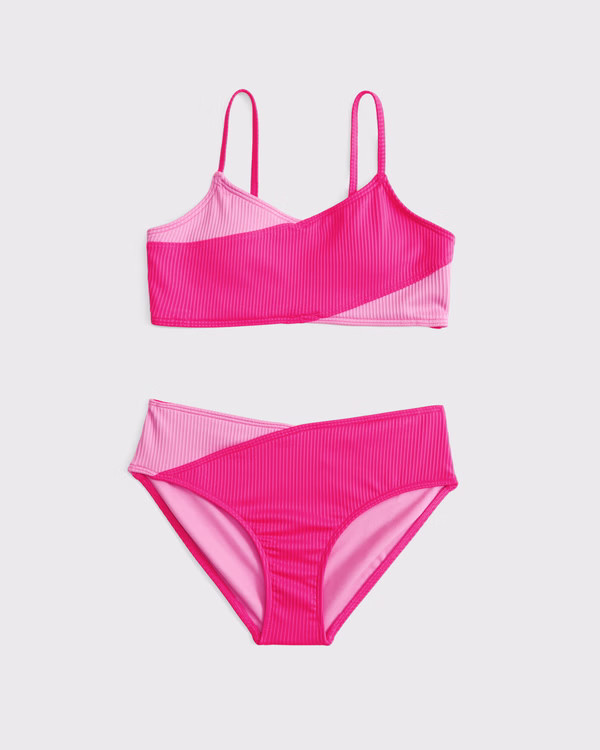 cross-wrap two-piece swimsuit | Abercrombie & Fitch (US)