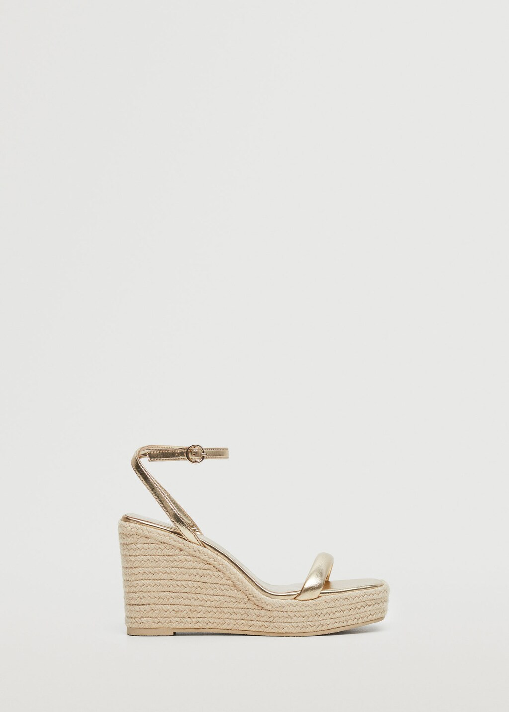 Sandales compensées lanières | MANGO (FR)