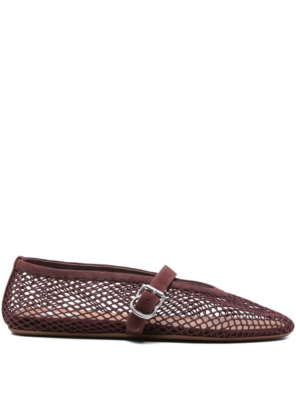 Alaïa Mesh Ballet Flats | Red | FARFETCH SG | Farfetch Global
