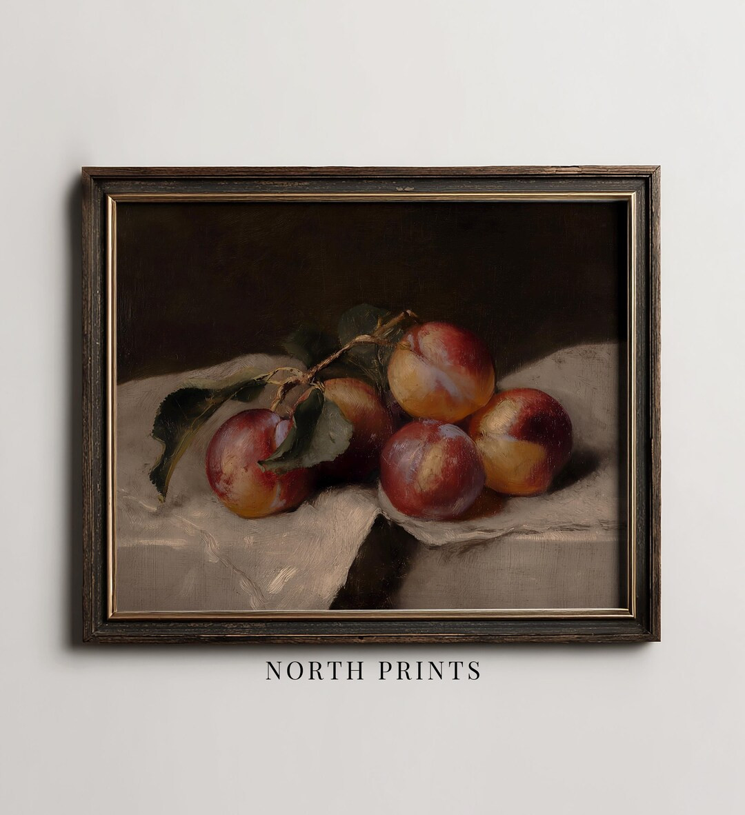 Moody Plum Still Life Art Print, Old World Kitchen Decor, Dining Room Digital Art Printable Downl... | Etsy (US)