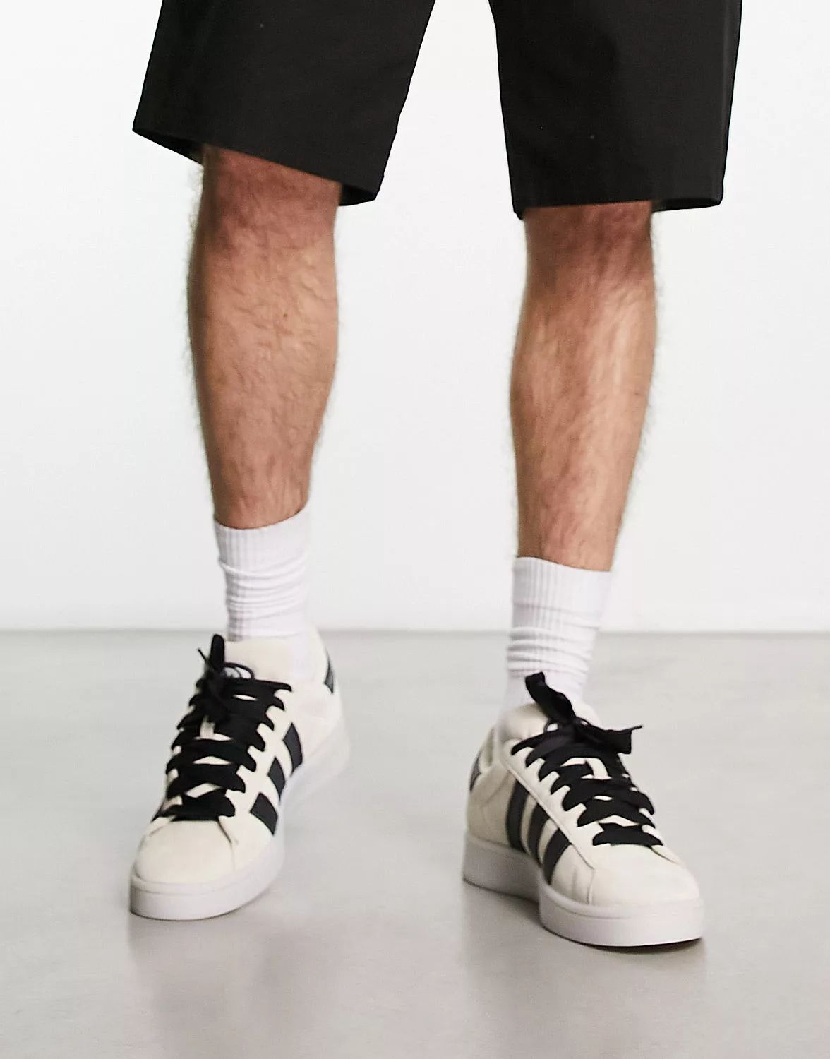adidas Originals Campus 00s sneakers in white and black | ASOS (Global)